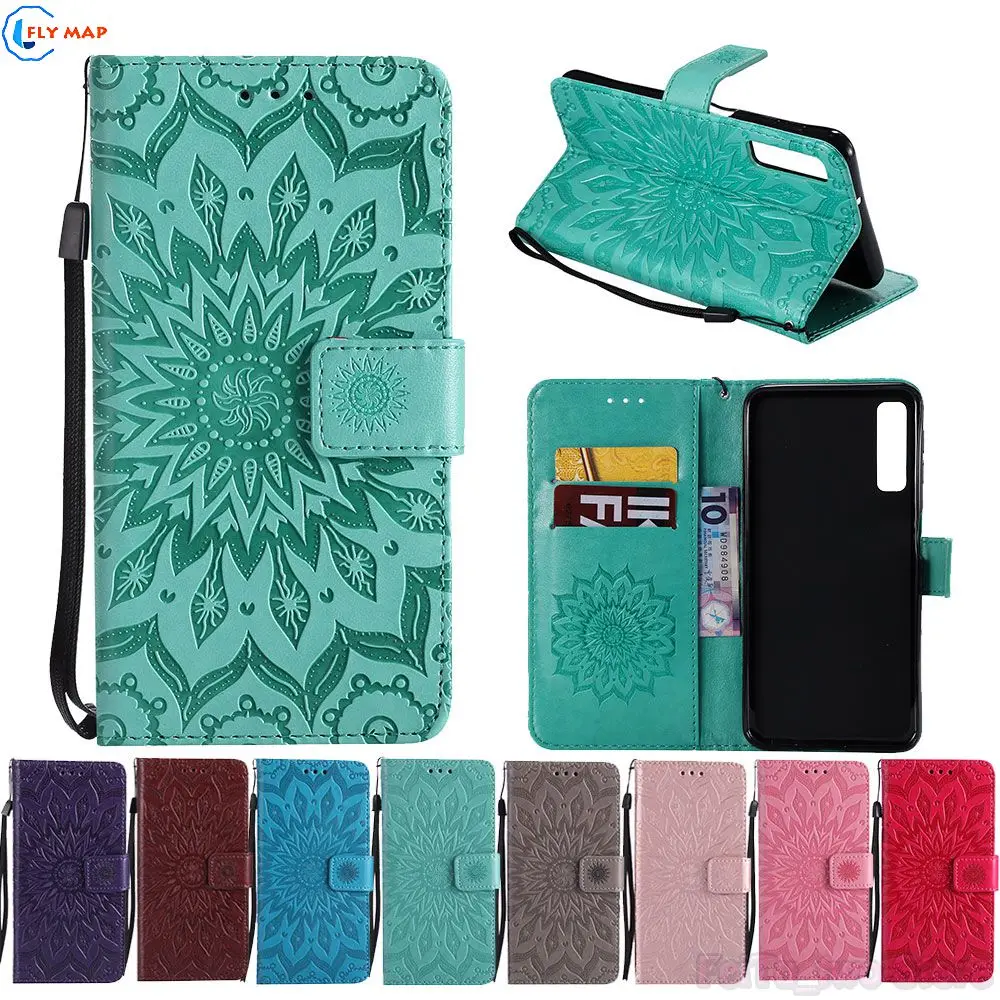 Case Cover For Samsung Galaxy A7 2018 A750 A750F A750F/DS A750FN TPU Wallet Flip Phone Box SM-A750FN SM-A750F SM-A750F/DS Capa