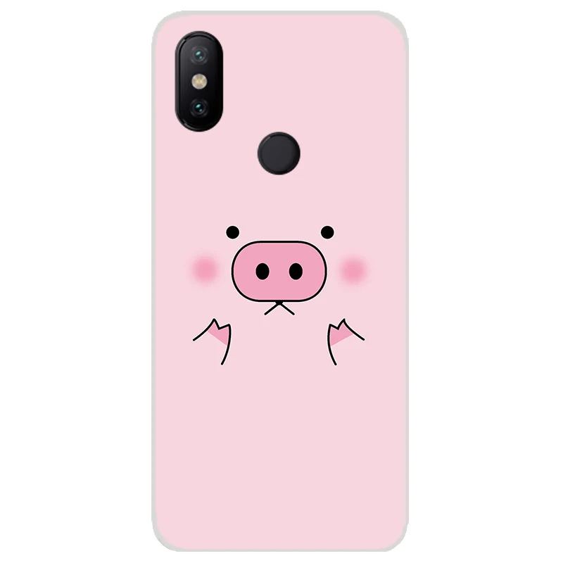 3D Cute Design For Xiaomi mi 6x case cover,20 patterns dog cat for Xiaomi mi 6x phone cases silicone BiNFUL 35