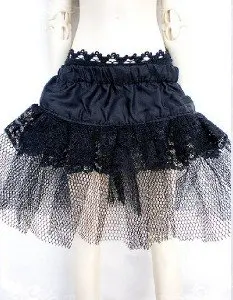 

[wamami] 40# Black Lace Petticoat/Skirt 1/4 MSD DOD BJD Dollfie