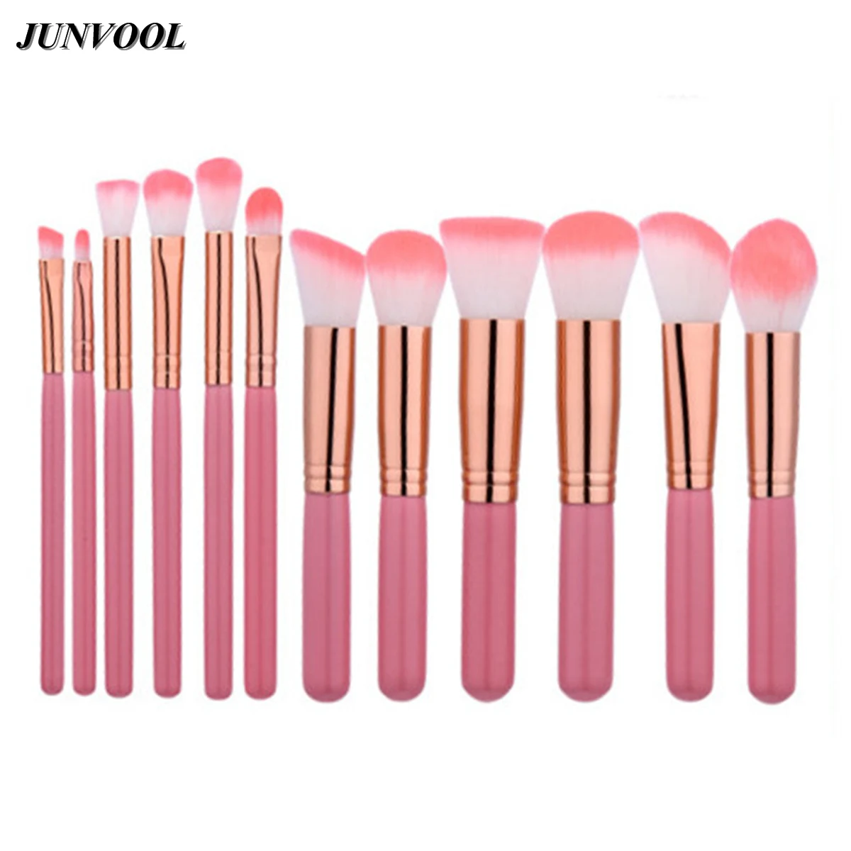 Professional Makeup Brush Set 12pcs New Pink Cosmetics Foundation