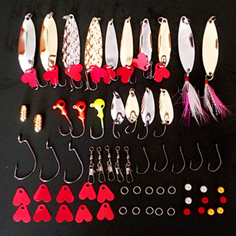 

139 Pieces Mixed Bionic Soft Fishing Lure Set Basic Fishing Tackle Tools Lots with free fishing tackle box
