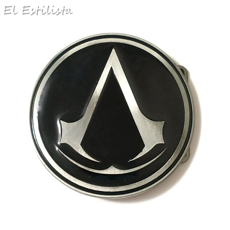 Game Series Killer Logo Belt Buckles Round Metal Western
