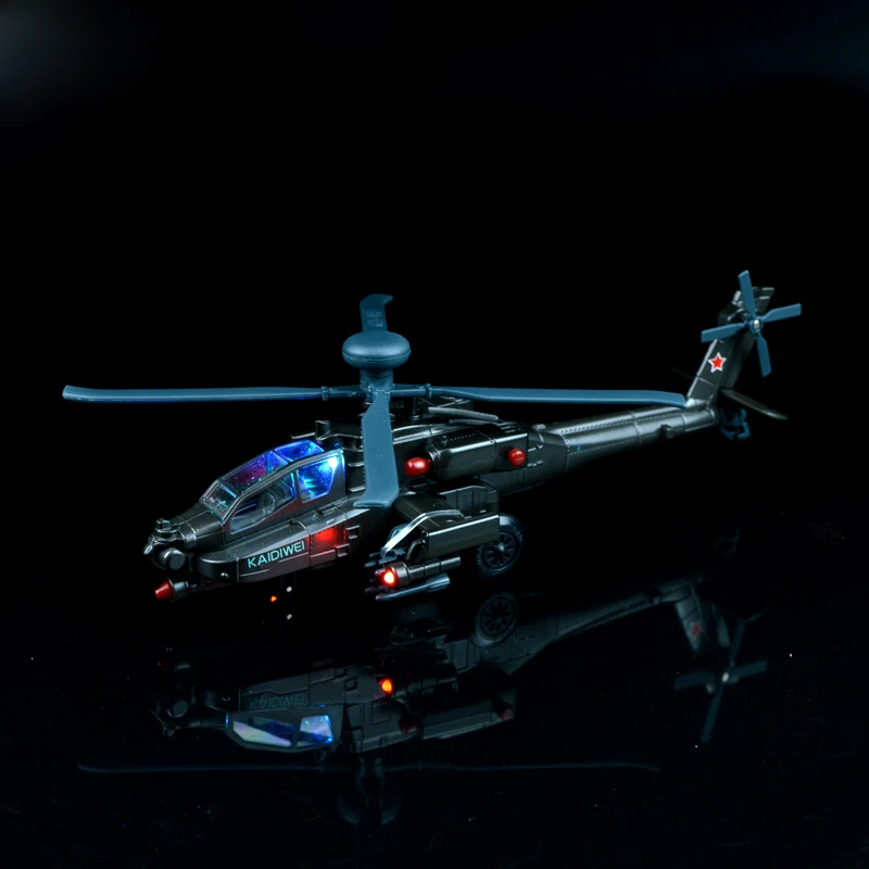 

1 Pcs 1:64 Alloy Armed Helicopter Models Airplane Fighter Plane Collecter Aircraft Simulation Model Puzzle Toy For Kids Children