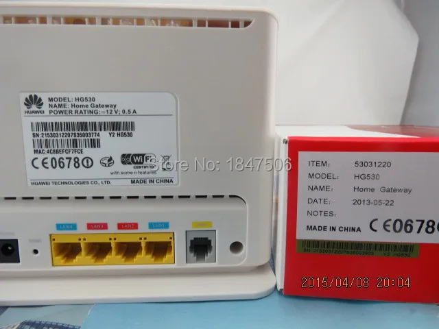 Маршрутизатор huawei HG530 ADSL