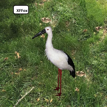 

big simulation Egret model foam&furs real life new Egret bird model gift about 80cm xf1044
