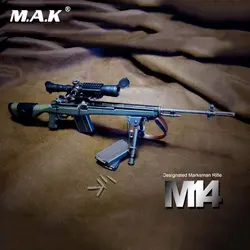 1/6 масштаб солдата игрушки Рисунок аксессуар ABS пистолет Модель места стрелок снайперская винтовка M14 для 12 дюйм(ов) фигурку