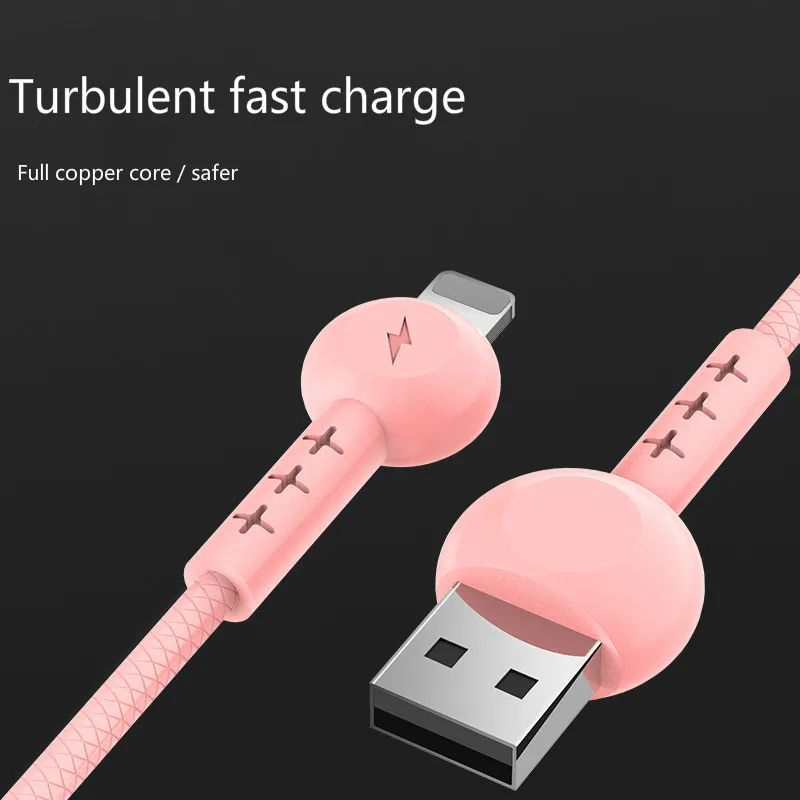 

USB Cable 2.1A Micro Type-C USB 8 Pin Fast Charging For Xiaomi Redmi For Samsung iPhone Cable
