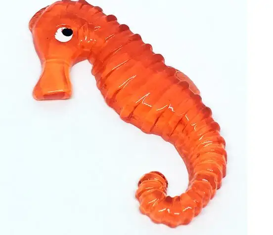 100pcs April Du TPR Soft Material Decompression Starfish Octopus Shark Toy Sticky Marine Animal Toys For Children'day Promotiona