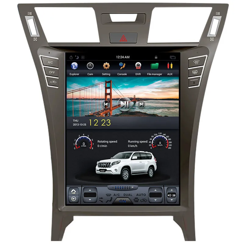 

12.1" Tesla Style Android Car Multimedia Stereo DVD GPS Navigation for Lexus LS LS460 LS600 2006 2007 2008 2009 2010 2011 2012