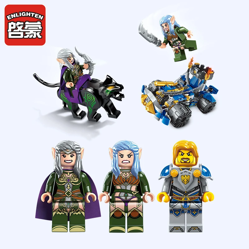 Новинка 2017 года просвещения битва Of Glory серии доспехи рыцаря Building Block