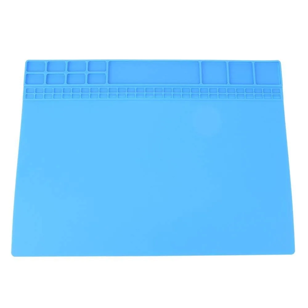 405X305mm Heat Insulation Repair Pad Soldering Work Station Mat Silicon Welding Soldering Maintenance Platform ESPLB electronic repair pad soldering station mat soldering work mat