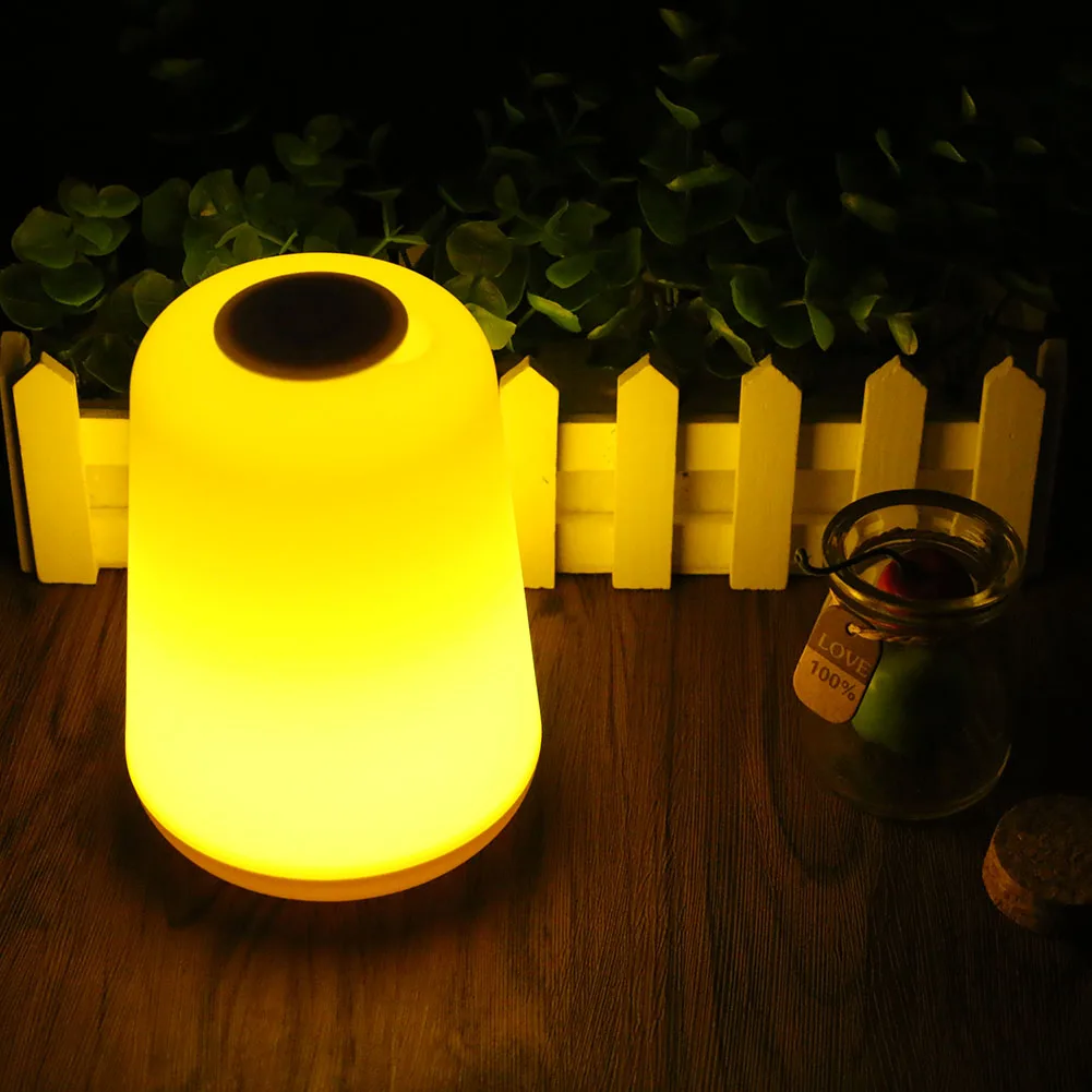 

Portable Camping Light Lantern 2 Part White Yellow Light Atmosphere Outdoor Camping Tent Night Lighting Operated By 3xAAA
