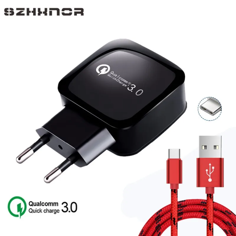 Быстрое зарядное устройство QC3.0 3 0 для LG V30 Asus Zenfone 5 ZE620KL 5Z ZS620KL V V520KL Live V500KL + USB TYPE C |