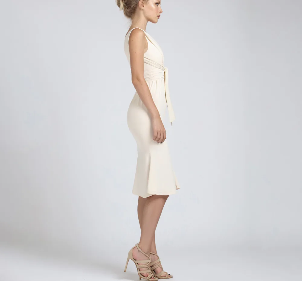 DARLA DRESS BEIGE-3 