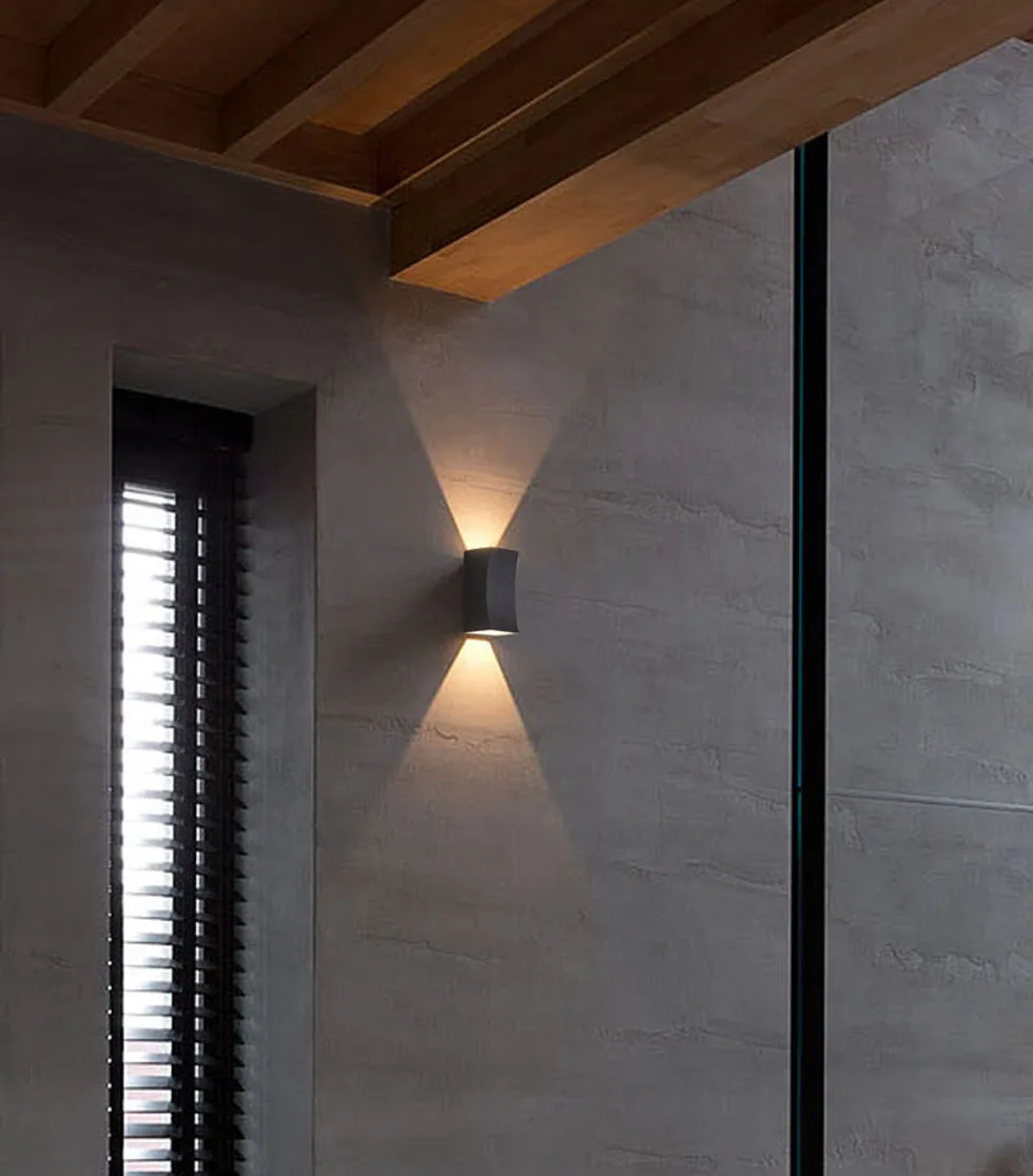 Jardim ao ar Lâmpada de Parede de Alumínio Casa de Luxo Conduziu a Iluminação Luz de Parede Livre Criativo Fundido Luzes Lâmpadas Corredor Moderna Simples 21 Corredor lâmpada de Parede Moderna Simples Luz