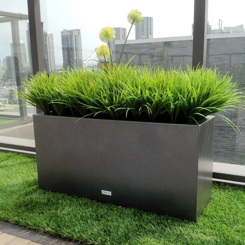 

high quality 1 Piece Green Grass Artificial Plants Plastic Flowers Household Wedding office party store Living Room Decor