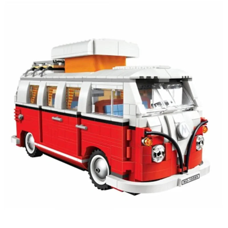 

Children's building blocks gift Volkswagen T1 Camper Technic Building Blocks Bricks Toys Compatible Legoings