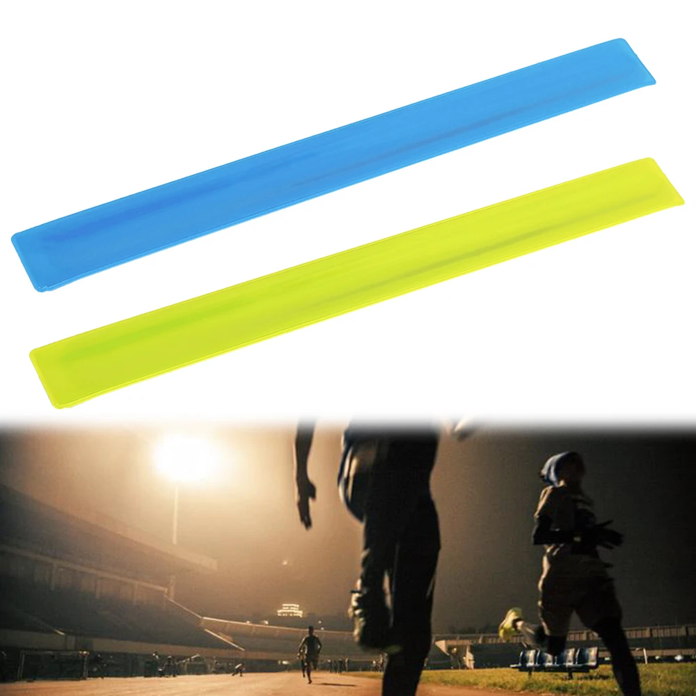 

Fluorescent Cycling Wheel Bicycle Reflector Fluorescent Bike Sticker Tape Leg Strap Reflective Stickers Safe Decal Accessories