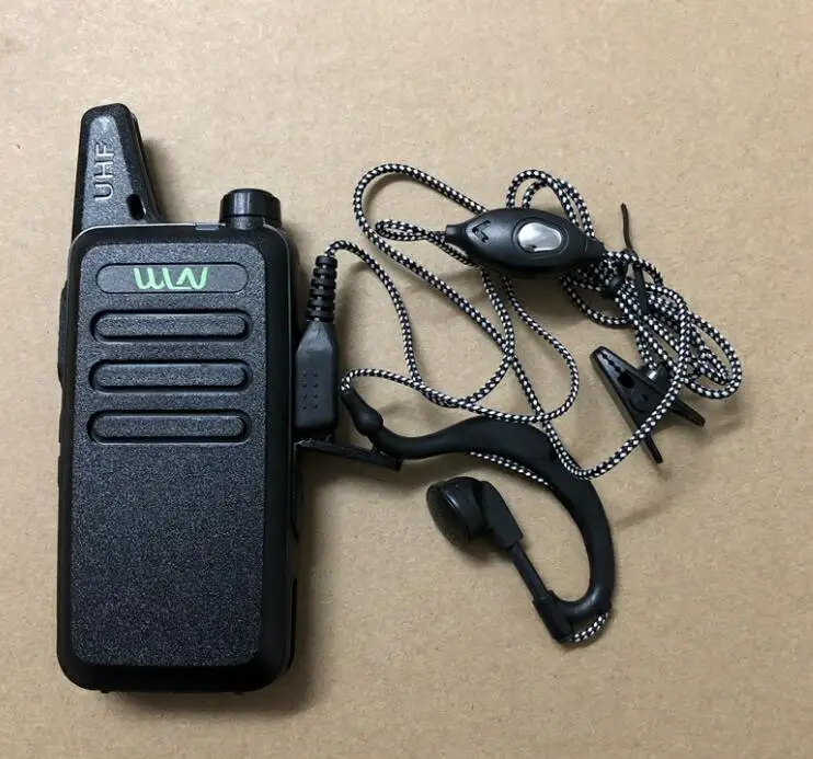 add 6 headset 6 шт. WLN kd-c1 двухстороннее радио 2 Мини Размер walkie talkie с программным кабелем или гарнитурой - Цвет: add 6 headset
