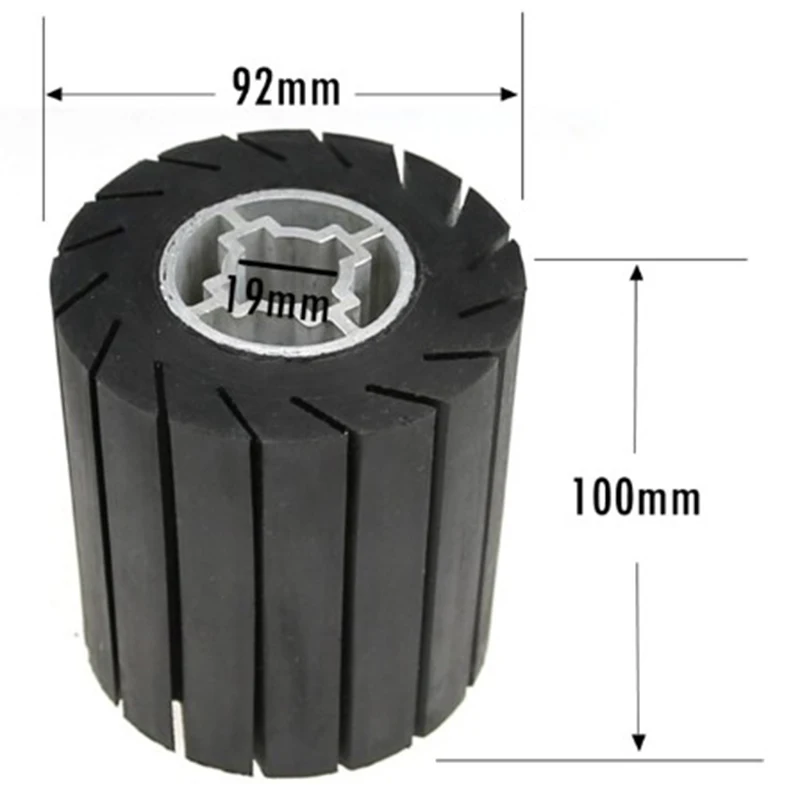 HHO-92 X 100 мм Резиновый расширитель центробежное колесо + Шлифовальные рукава + адаптер для углового шлифовального станка металлический