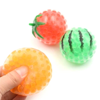 

Fun Rubber Orange Antistress Ball Hand Wrist Squeeze Toy Anti Stress Autism Anxiety Toys Funny Joke Prank toy