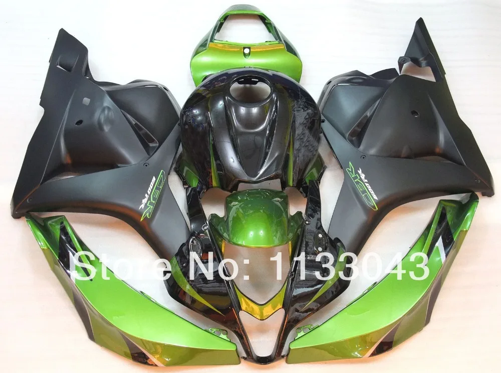 Green black injection Fairing kits for HONDA CBR600RR F5 09 10 CBR600
