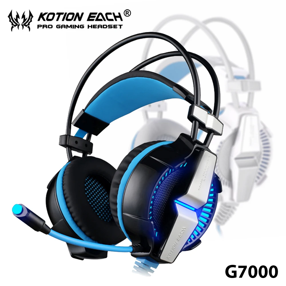 

G7000 7.1 Gaming Headphone USB Headset+Mic+LED Line Controller