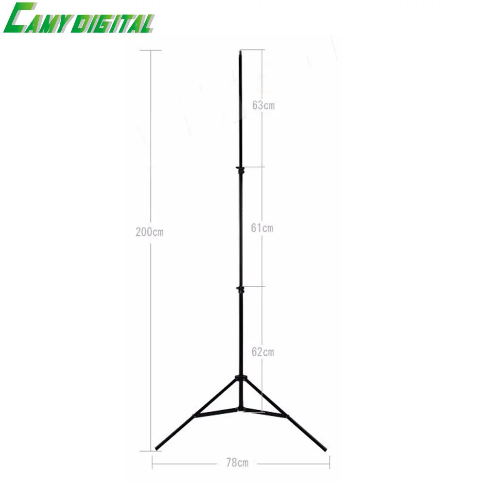

Godox Ajustable 302 78"/2m Light Stand with 1/4 Screw Head Tripod for Studio Photo Vedio Flash Lighting 78"/200cm