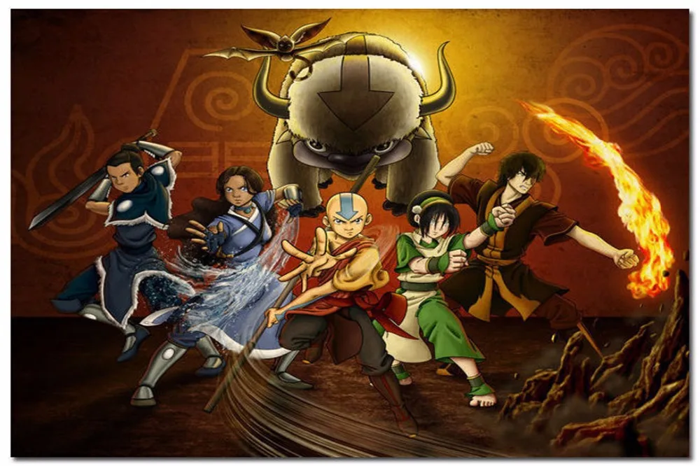 7535 New Avatar The Last Airbender Cartoon Anime Wall Sticker Art