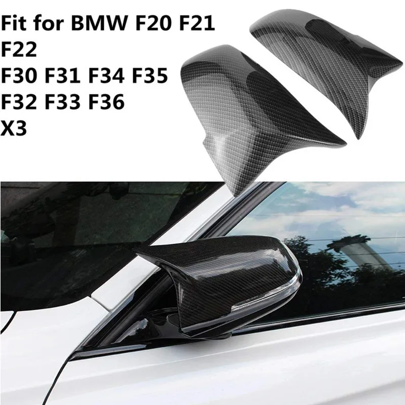 

1Pair Rearview Mirror Cover Cap for BMW Series 1 2 3 4 X M 220i 328i 420i F20 F21 F22 F23 F30 F32 F33 F36 X1 F87 E84 X1 M2