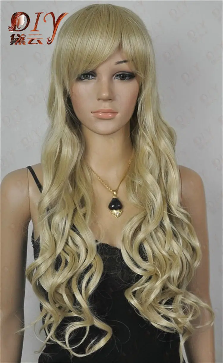 

shun 002990 can choose Women Heat Long Fashion 6 Colors Wavy Cosplay Party Full Hair Wig