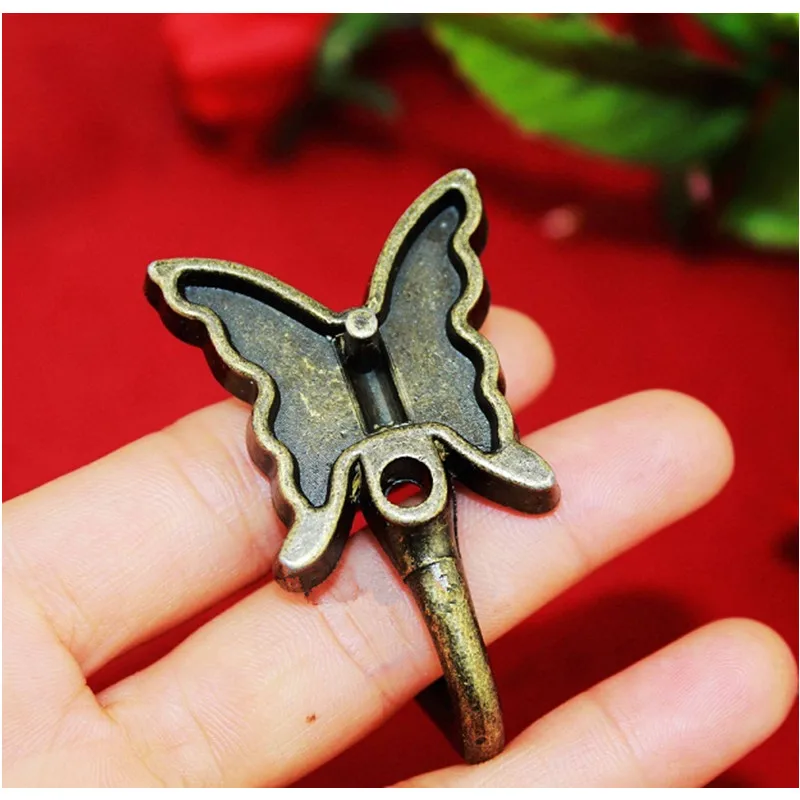 Высококачественные Крючки бабочки в европейском стиле старинная роспись крючок