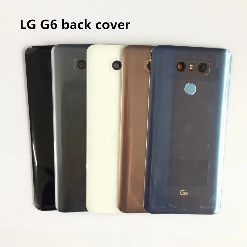 Запасная часть для LG G6 Задняя крышка объектива камеры задняя стекла батареи