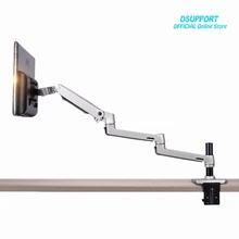 Aluminum Alloy Full Motion Free Lifting Ultra Long Arm 10-30 inch LED LCD Monitor Holder Lengthen Arm Monitor Mount Bracket Aluminum Alloy Full Motion Free Lifting Ultra Long Arm 10-30 inch LED LCD Monitor Holder Lengthen Arm Monitor Mount Bracket