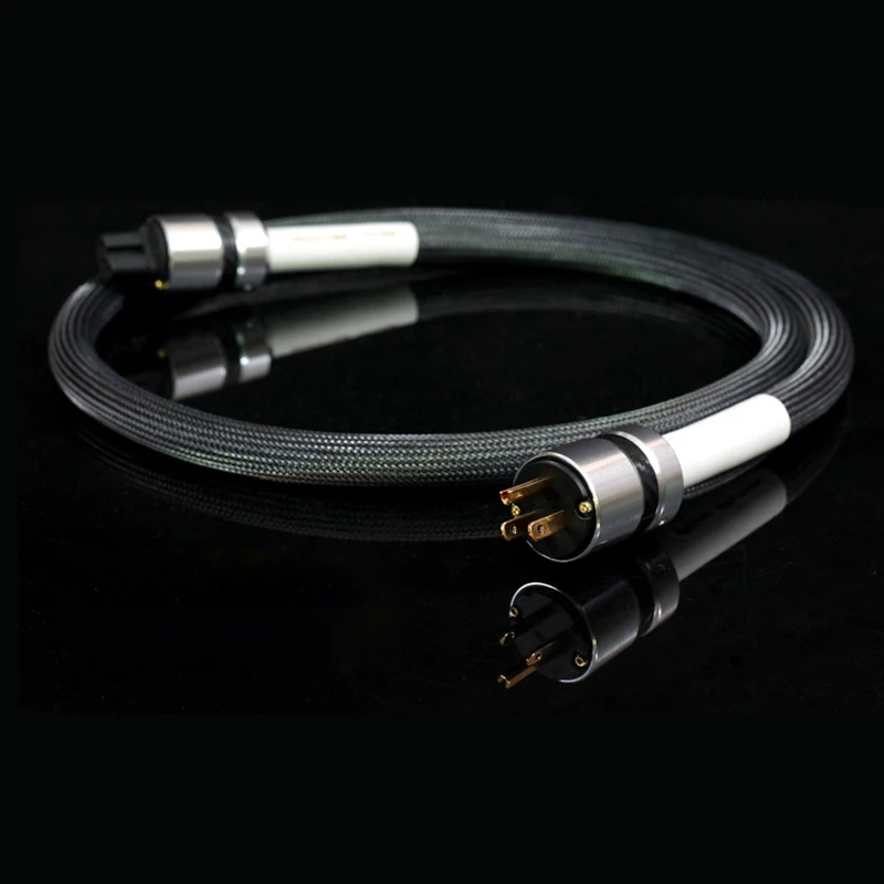 Audiocrast 4N OFC AC US Power Cable HIFI AUDIO Extension power cable on