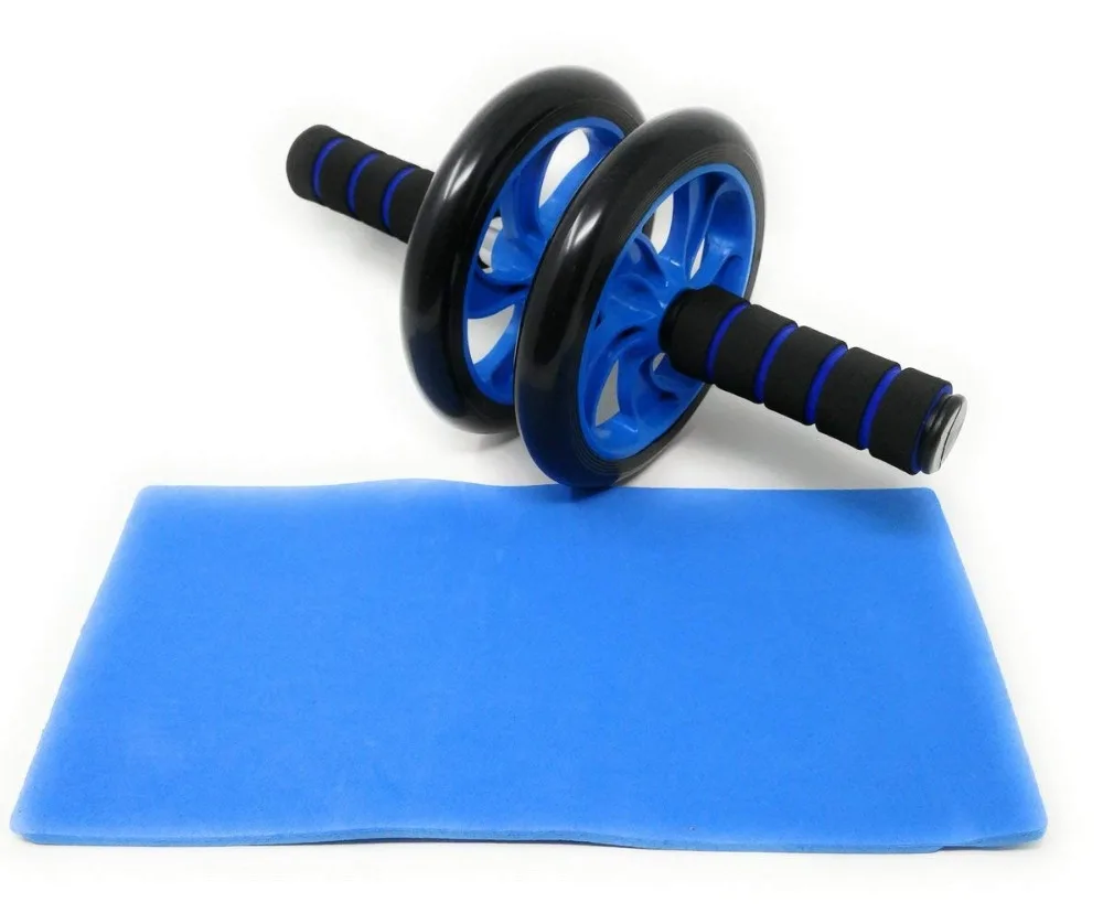 HaiGym FreeShipping двойной ABS брюшной колеса AB ролик Упражнение Фитнес тренировки