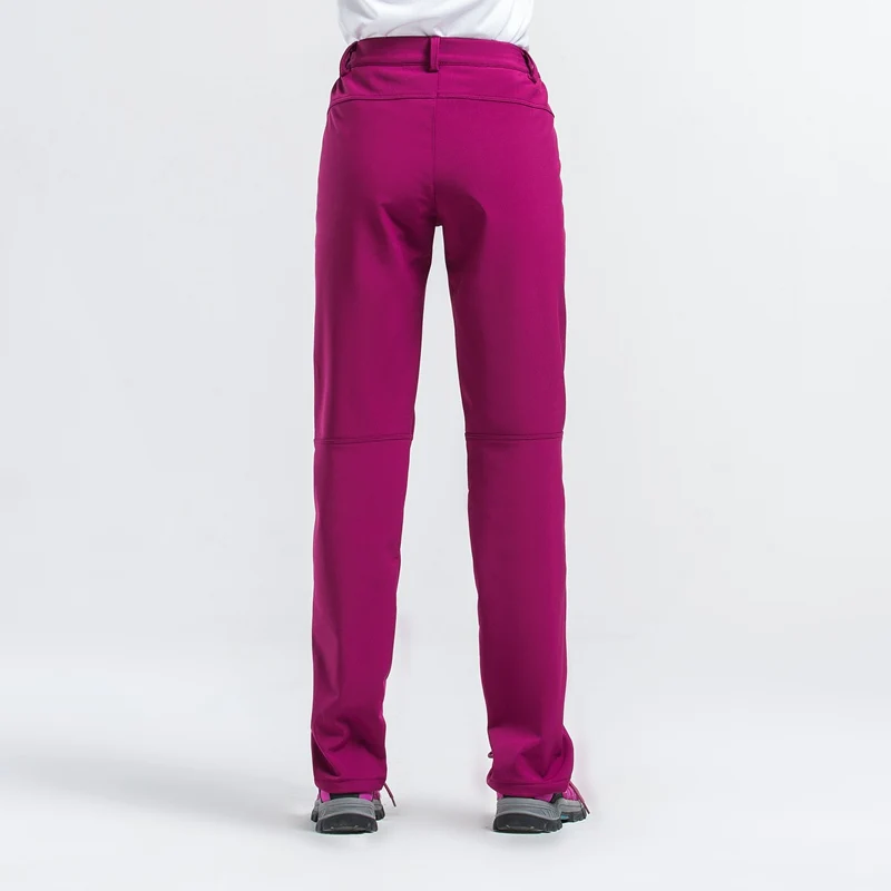 Goexplore pantalones de invierno impermeable a prueba de viento Camping Trekking de lana térmica cálido pantalones de cáscara suave pantalones de senderismo para mujer Goexplore pantalones de invierno impermeable a prueba de viento Camping Trekking de lana térmica cálido pantalones de cáscara suave pantalones de senderismo para mujer