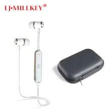 S6 Stereo Bluetooth Earphone With Mic Wireless Earbuds Sports Running Bluetooth Headsets For Phone LJ-MILLKEY SNH001