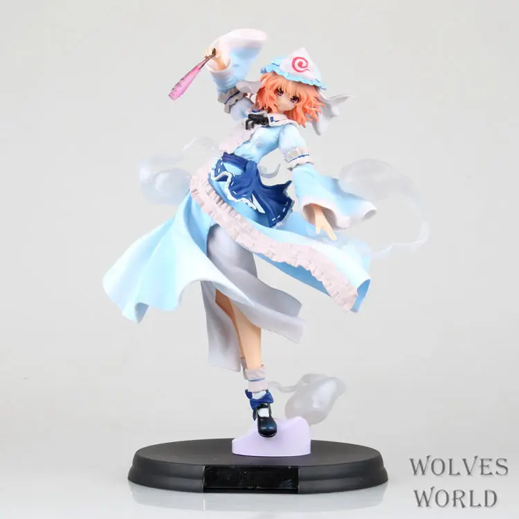

Huong Anime Figure 23 CM Touhou Project Saigyouji Yuyuko PVC Acton Figure Model Collection Toy