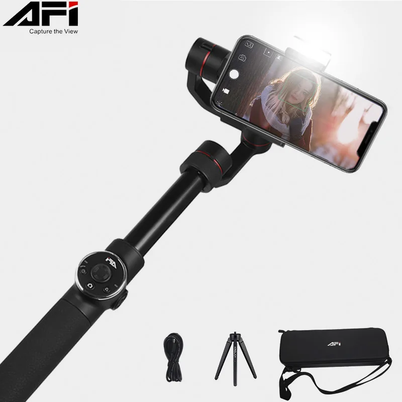 AFI V5 Gimbal Stabilizer For Phone 3 Axis Handheld font b Smartphone b font stabilizer cellular