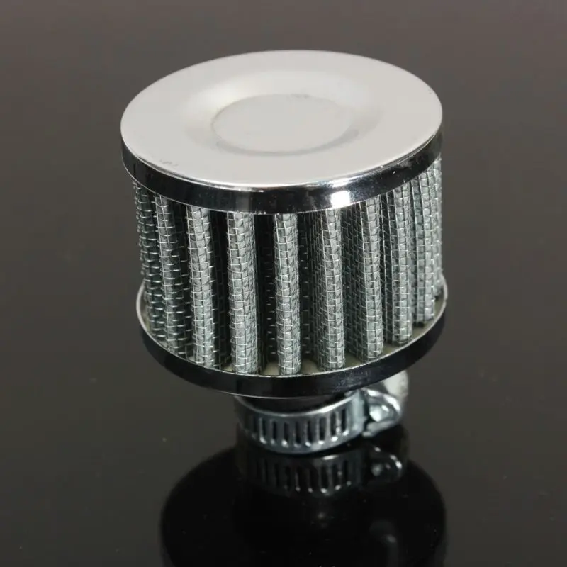 

New Air Filter 12mm Car Motor Cold Air Intake Filter Turbo Crankcase Breather