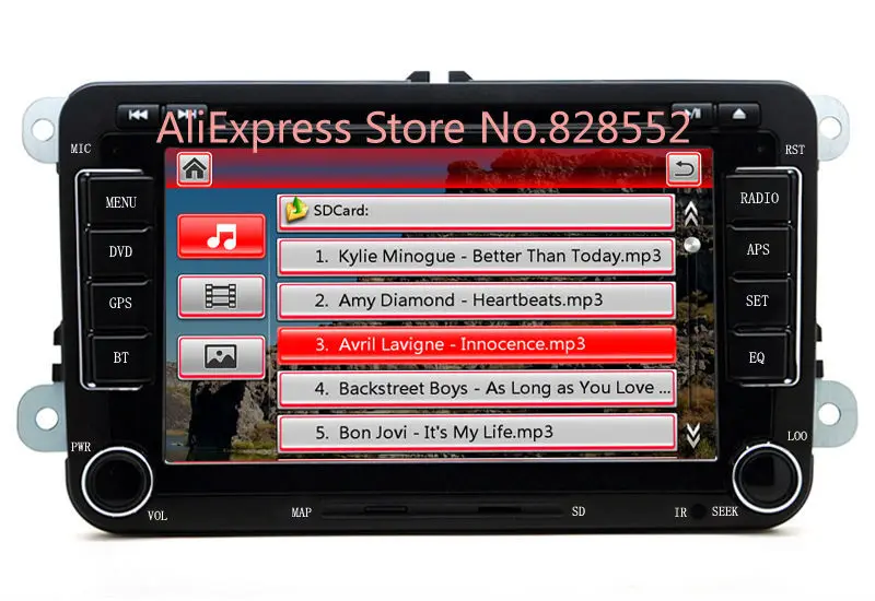 Excellent Factory Price Free Shipping Car DVD Player For VW/Volkswagen/Passat/POLO/GOLF/Skoda/Seat With 3G USB GPS BT IPOD FM RDS Free Map 3