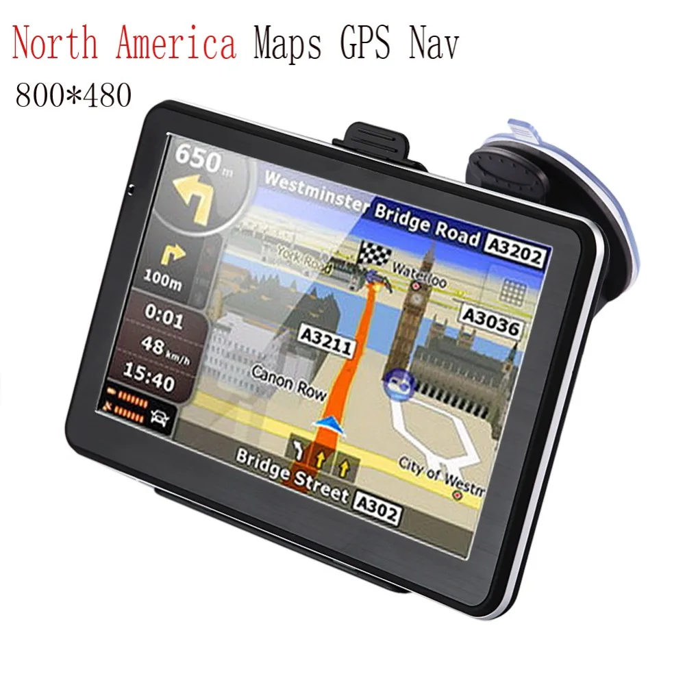imágenes para 7 "Pantalla táctil de Navegación GPS Bluetooth FM Transmisor 24 V Cargador de Coche Reproductor De Música para América Del Norte Mapas GPS Nav imágenes para 7 "Pantalla táctil de Navegación GPS Bluetooth FM Transmisor 24 V Cargador de Coche Reproductor De Música para América Del Norte Mapas GPS Nav