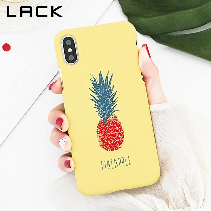 Чехол для телефона LACK Ананасовый iPhone XS Max чехол iphone XR X 6 6S 7 8 Plus ультратонкие