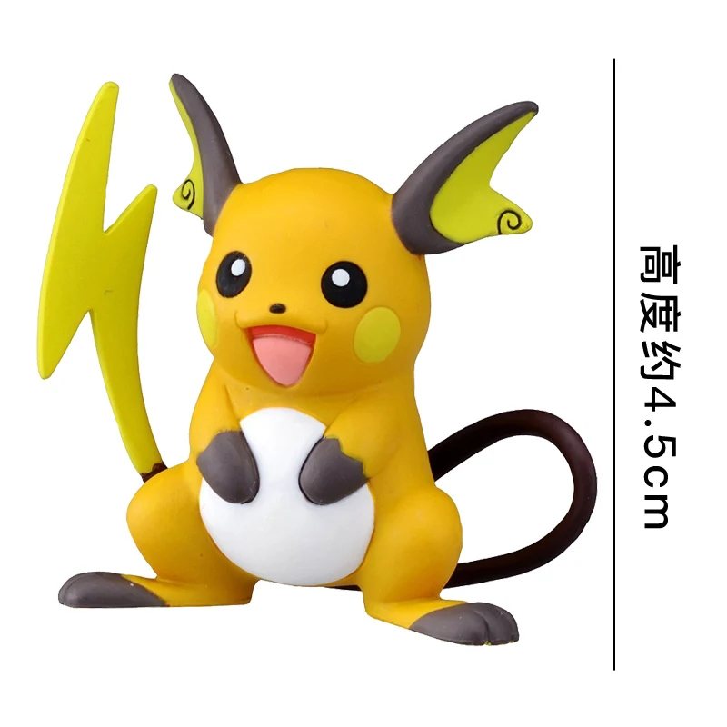 Takara Tomy Pokemon Moncolle-EX Sun Moon 4 см коллекция мини-игрушек рисунок Raichu Новинка в коробке 975878