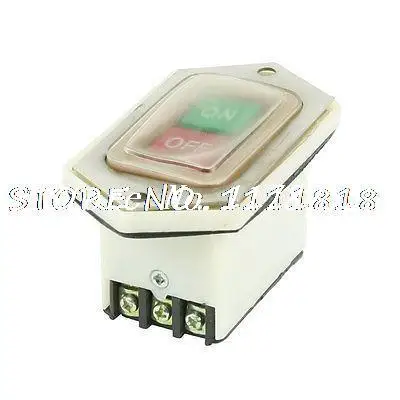 

AC 380V 10A Green ON Red OFF Locking Water Resistant Power Push Button Switch