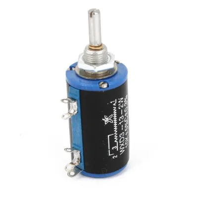 

WXD3-13 10K Ohm 2W 4 Pins Rotatable 10 Turn Wire Wound Potentiometer
