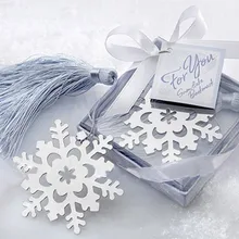 TIAMECH 1 шт. Новинка в коробке металлические закладки маркеры для книг закладки снежинки свадебные принадлежности кулон подарки кисточки сувениры K6895