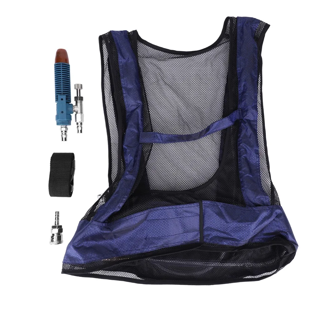 Cotton / oxford Welding Steel Air Compressed Cooling Vest Vortex Tube