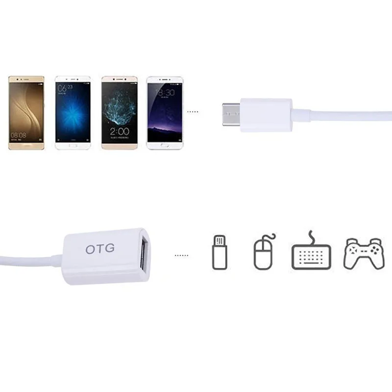 Etmakit 2 в 1 Type C кабель с разъемом папа к USB 3 OTG для зарядки и передачи данных провод